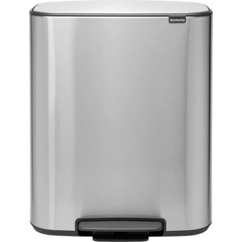 Offerta Lampo Bo - Pattumiera a Pedale 60 Litri,Matt Steel Fingerprint Proof