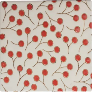 Di Tendenza Vintage Garden - Sottobicchiere, Rosso