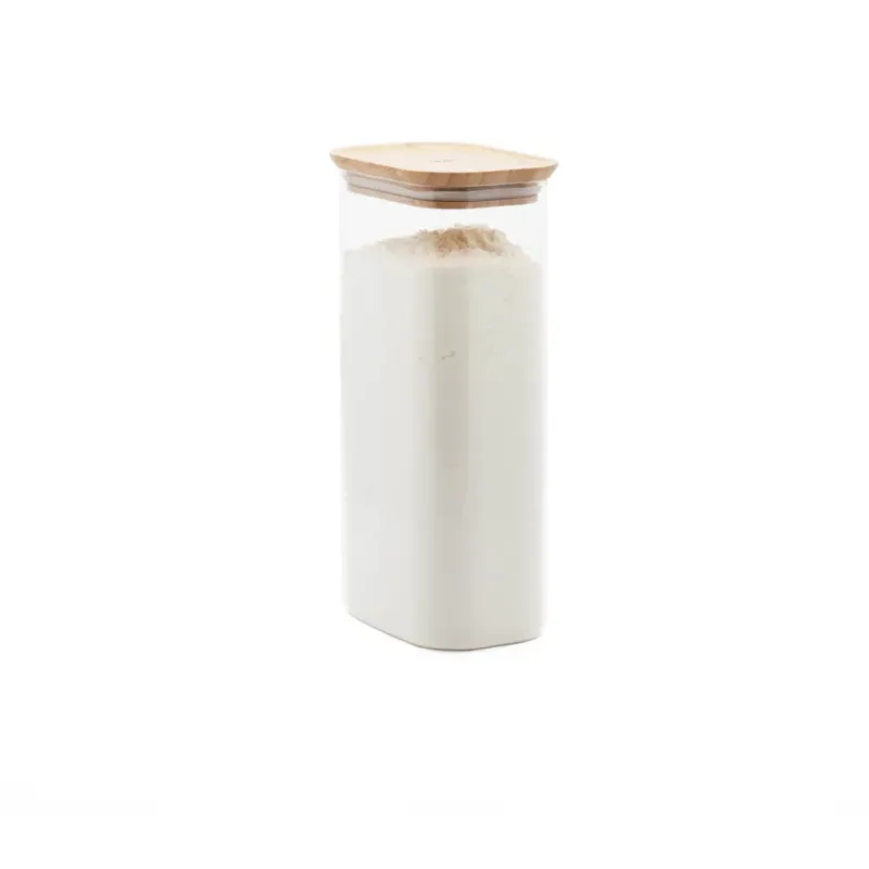 Contenitore Rettangolare Alto con Coperchio in Bambù,1800 ml Solo Oggi