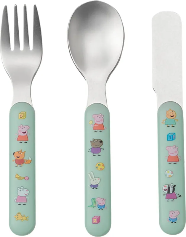 Peppa Pig - Servizio Posate 3 Pezzi Promozione