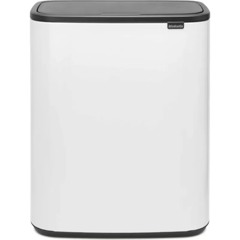 Bo Touch Bin - Pattumiera 2 x 30 L con 2 Inserti in Plastica,White Acquista Ora