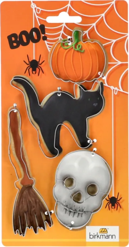 Set di Formine per Biscotti - Halloween con Gatto Promo Stagionale