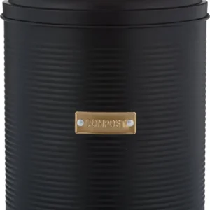 Non Perdere Otto - Contenitore per Compost, Nero, 2,5 Litri