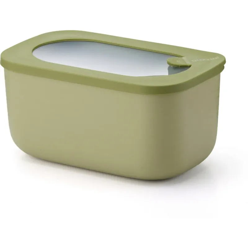 Ultimissimo Modello Store&More Bio - Contenitore Ermetico Alto Rettangolare, 1450 ml,Avocado Green