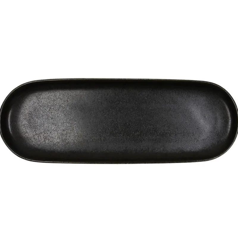 Offerta Limitata Piatto rettangolare cm 38x13 Porcellana Bronzo