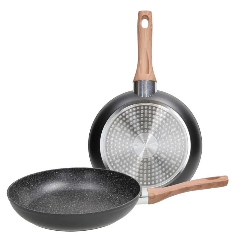 Non Perdere Set 2 padelle Alluminio Nero