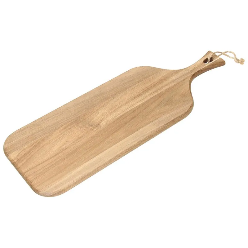 Tagliere 52 cm x 19 cm x H 1,5 cm Legno Beige Occasione