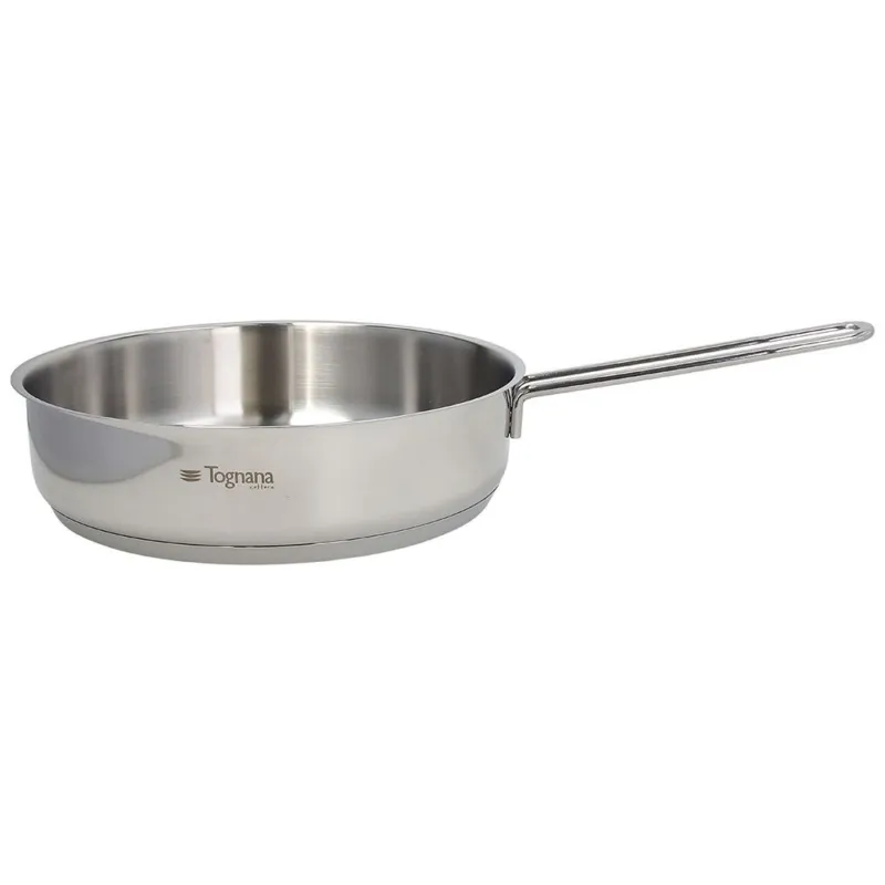 Professionale Padella 26 cm Acciaio inox Argento