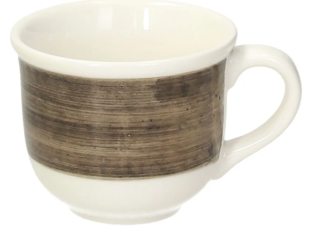 Solo Oggi Tazza cappuccino Porcellana 280 cc Porcellana Grigio