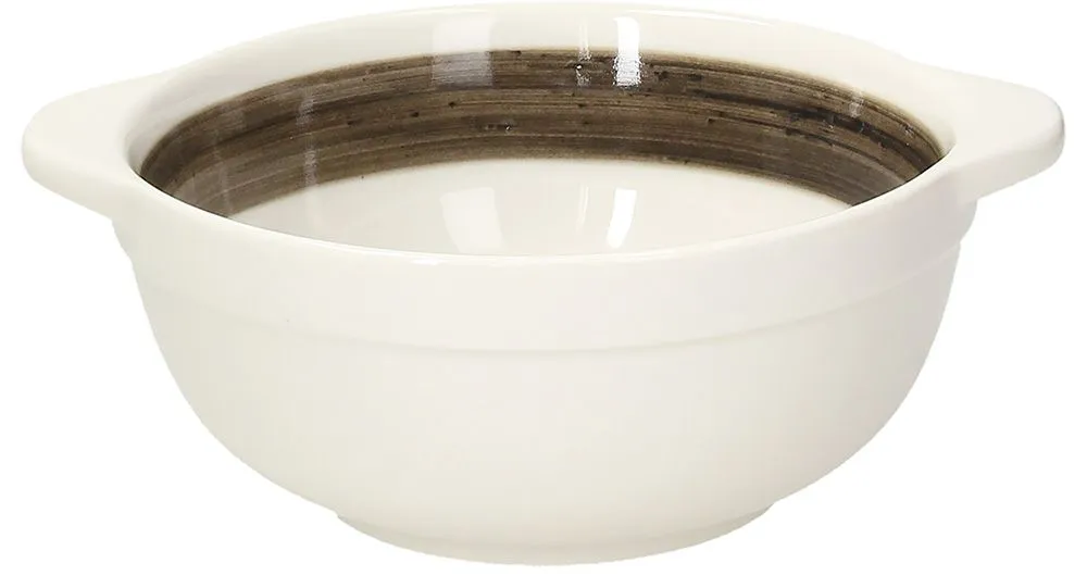 Più Venduto Tazza brodo Porcellana 680 cc Porcellana Grigio