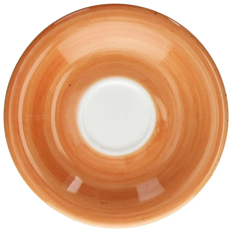 Occasione Piattino tè Porcellana 15 cm Porcellana Arancio