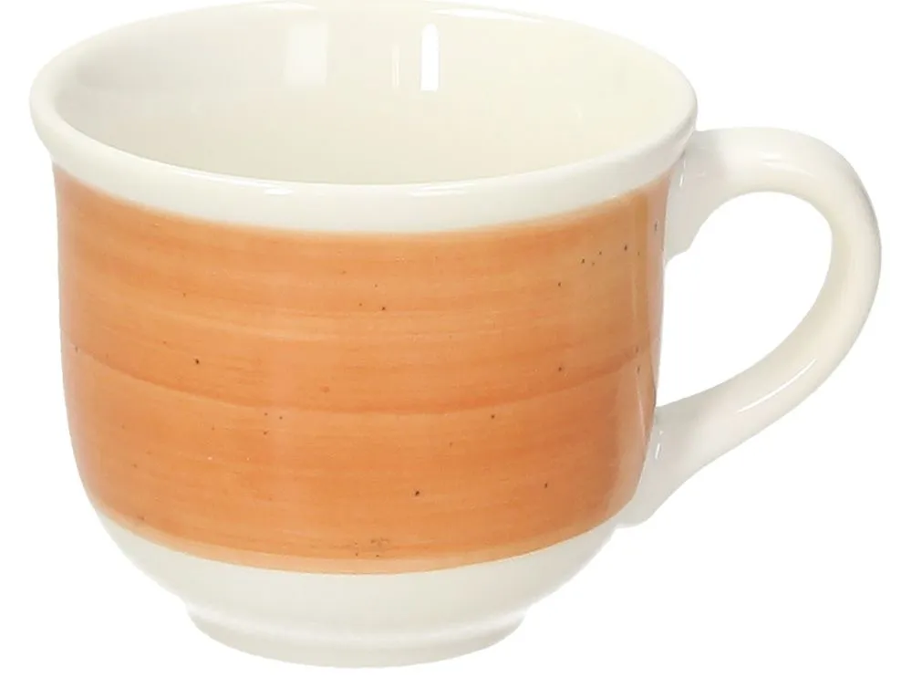 Prezzo Conveniente Tazza capuccino Porcellana 280 cc Porcellana Arancio