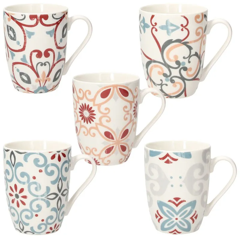 Mug 350 cc Ribeira New Bone China Multicolor Promozione