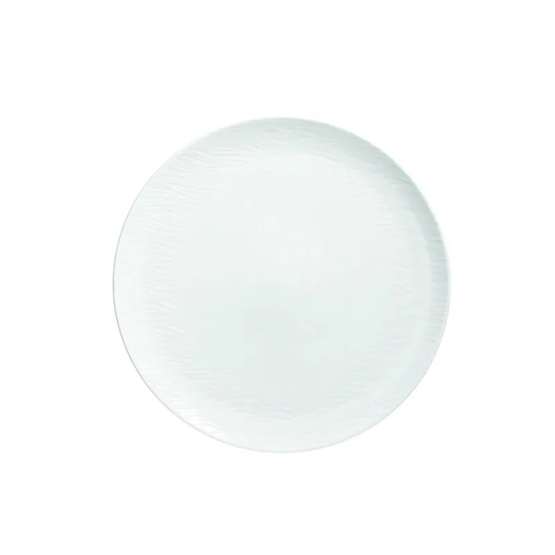 Nuova Collezione Sottopiatto coupe Porcellana 31,5 cm x 2,5 cm Porcellana Bianco