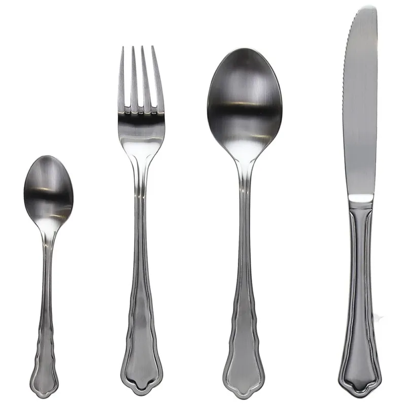 Servizio 24 posate Impero Acciaio inox Argento Compra Oggi Stesso