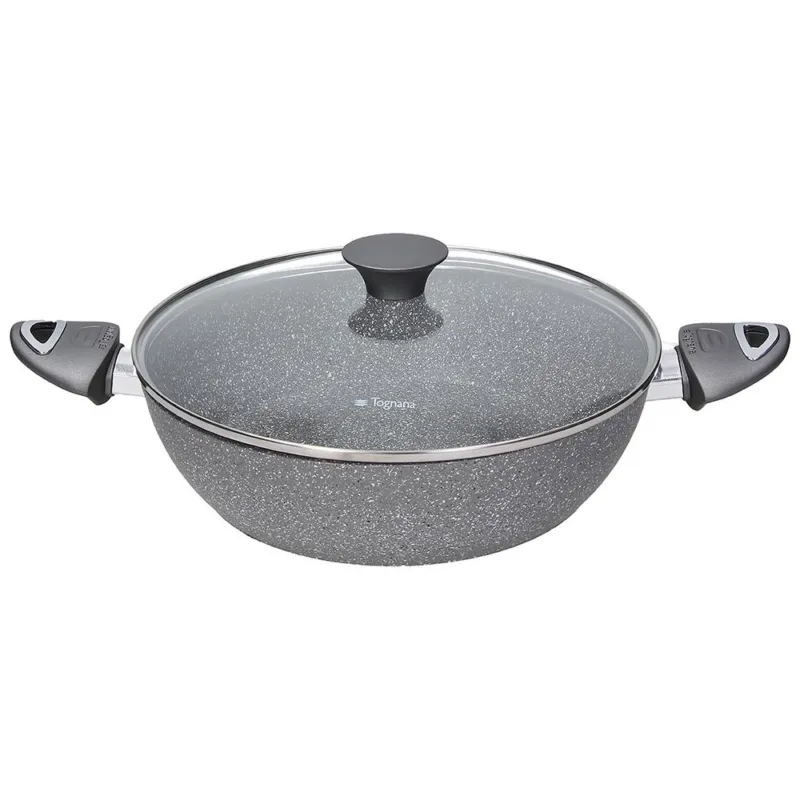 Prezzo Conveniente PURE ROQ - Tegame con coperchio Alluminio 28 cm x H 7 cm Alluminio Grigio