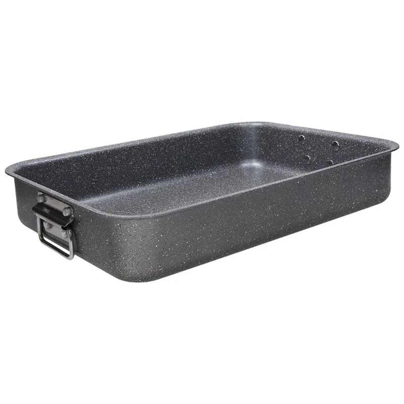 Spedizione Espresso BIG FAMILY - Lasagnera Alluminio 40 cm x 28 cm x H 7,5 cm Alluminio Grigio