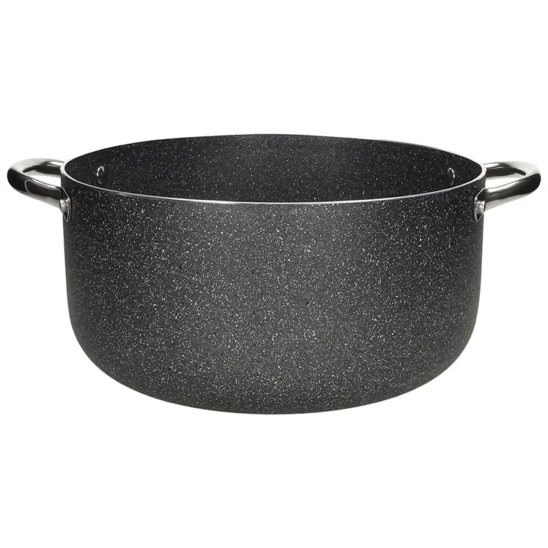 Promozione BIG FAMILY - Pentola Alluminio 28 cm x H 14 cm Alluminio Grigio