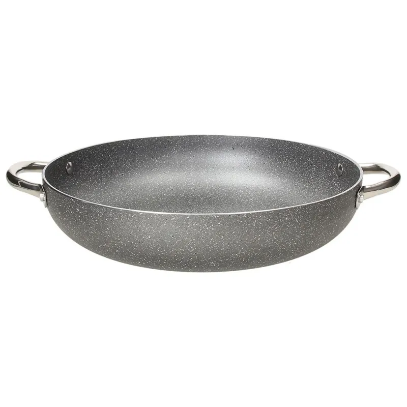 BIG FAMILY - Tegame Alluminio 32 cm x H 7,3 cm Alluminio Grigio Ultima Occasione