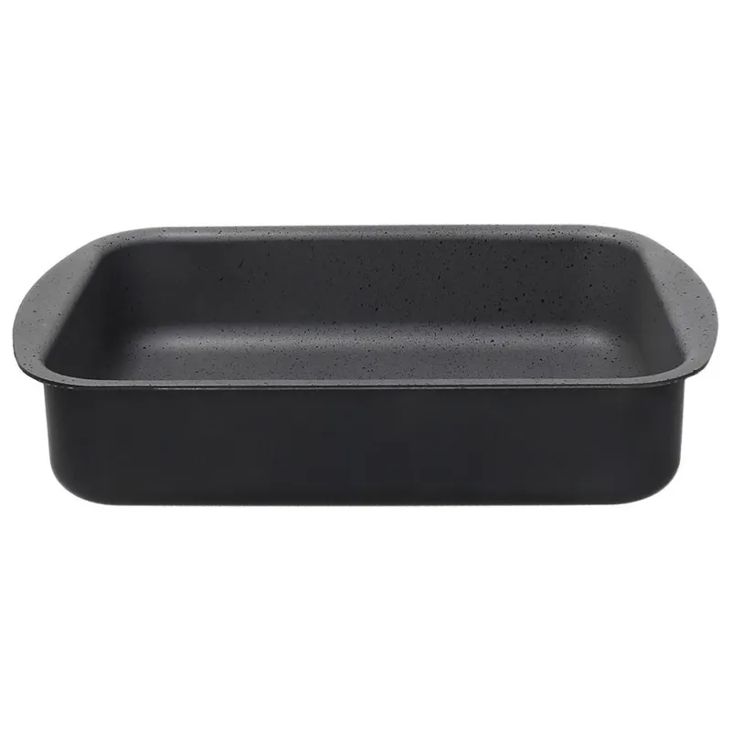 Lasagnera alta 25 cm x 18 cm x H 6 cm Alluminio Grigio Promozione Esclusiva