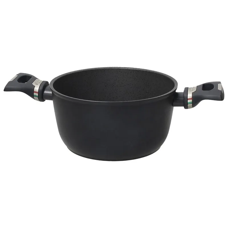 Casseruola 2 manici 20 cm Alluminio Nero Prezzo Conveniente