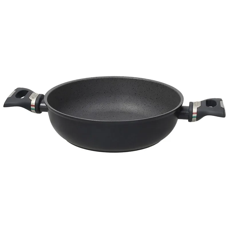 Prezzo Conveniente Tegame 2 manici 28 cm Alluminio Nero