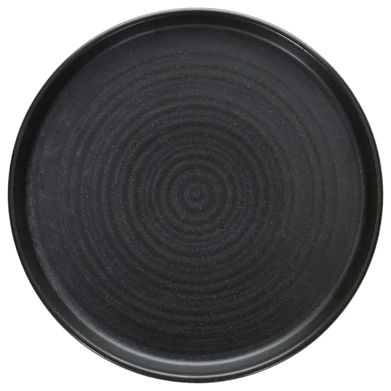 Piatto edge cm 18 Bronzo Porcellana Marrone Ultimissimo Modello