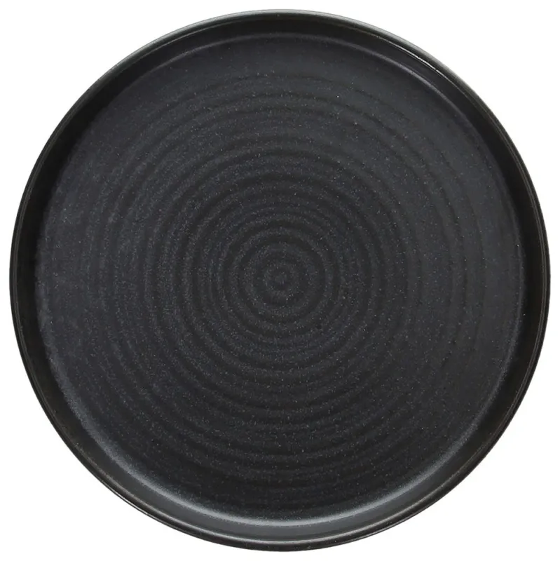 Piatto edge cm 25 Bronzo Porcellana Marrone Quantità Limitata