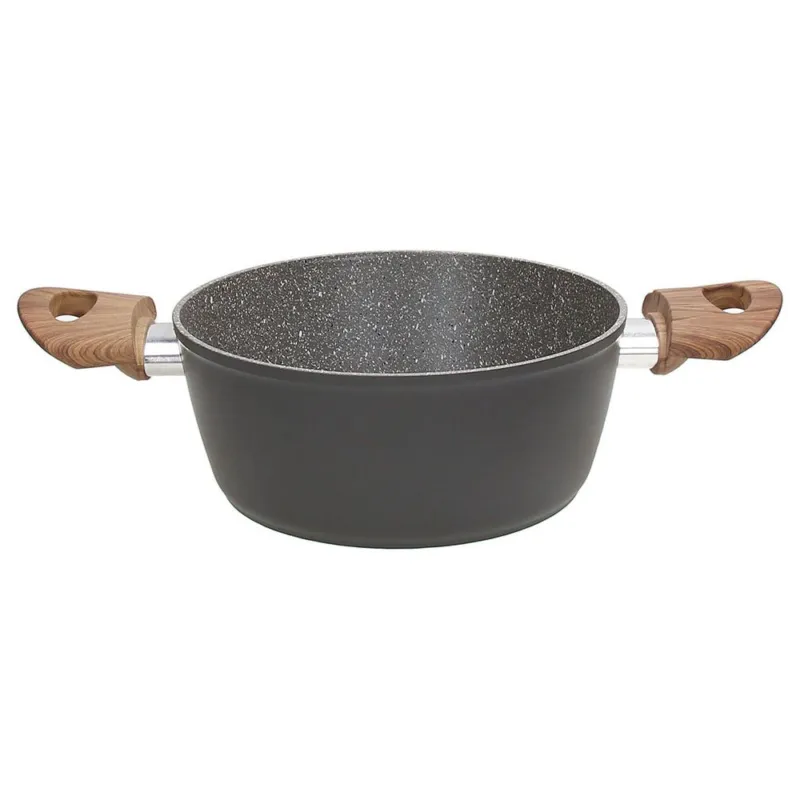 Offerta Del Giorno Casseruola a 2 manici 20 cm Alluminio Grigio