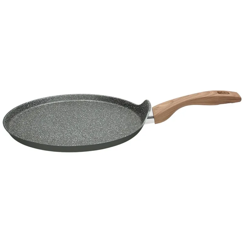 Saldi GREAT STONE - Crepiera 28 cm Alluminio Grigio