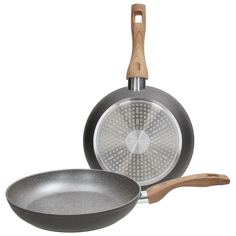 Set 2 padelle 24/28 cm Alluminio Grigio Occasione