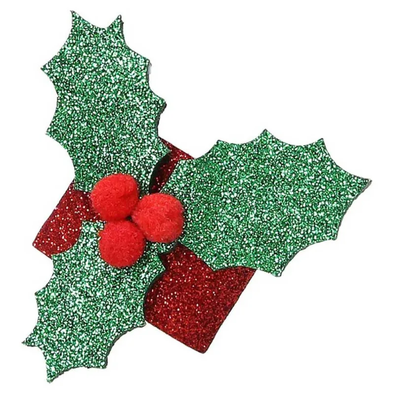 Set 4 portatovaglioli "Natale" Feltro Rosso 12 cm x 7 cm x H 1 cm Feltro Rosso Compra Oggi Stesso