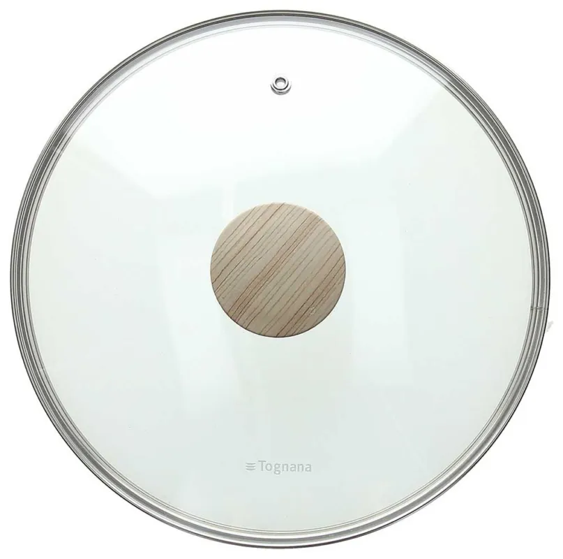 Coperchio Bordo Acciaio 24 cm Vetro Trasparente Prezzo Basso
