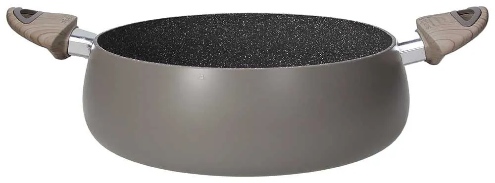 Più Venduto Tegame 2 manici 26 cm x H 8 cm Alluminio Tortora