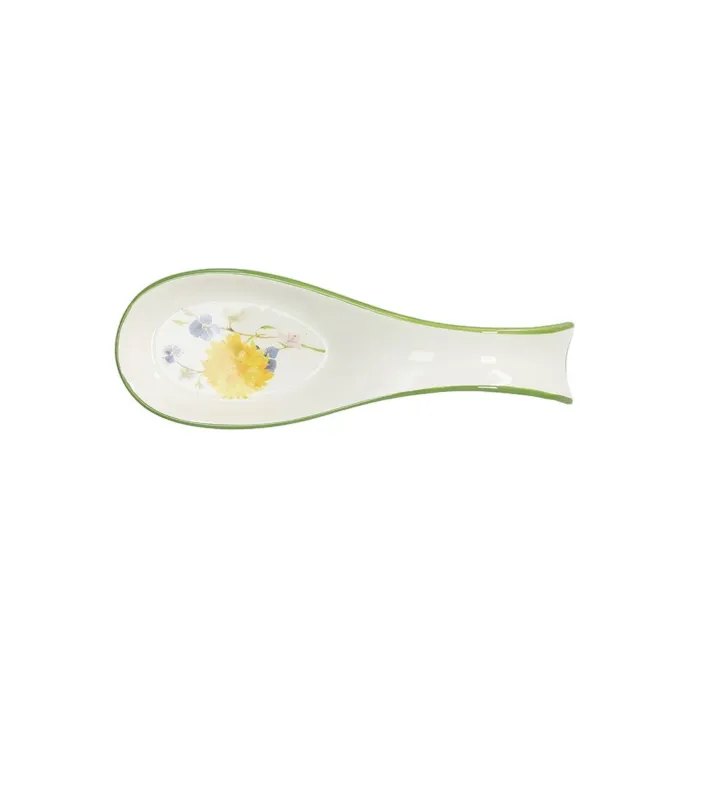 Ultima Occasione Poggiamestolo 22 cm x 7 cm x H 3 cm Audrey Stoneware Bianco