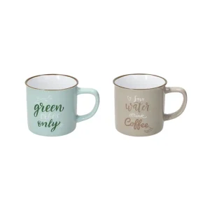 Prezzo Conveniente Mug 360 cc Natural Love Stoneware Multicolor