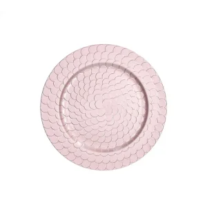Offerta Sottopiatto 33 cm x H 1,5 cm Audrey Polipropilene Rosa