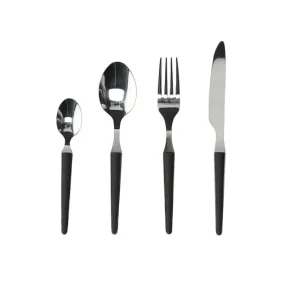 Nuova Collezione Servizio 24 posate Zen Nero Acciaio Nero