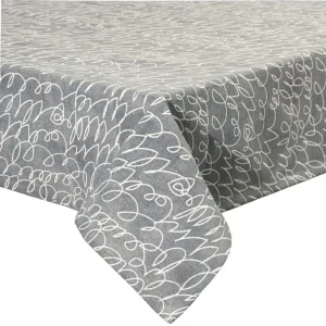 Tovaglia 140 x 140 cm Cotone Grigio Acquista Ora