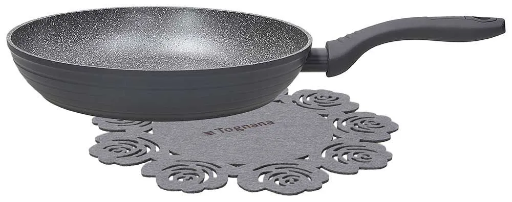 Pagamento Sicuro Padella + proteggipentola 32 cm Alluminio Grigio