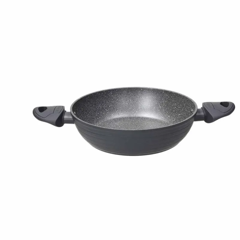 Acquista Ora Tegame 2 manici 24 cm Alluminio Grigio