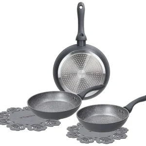 Offerta Set 3 padelle Alluminio Grigio