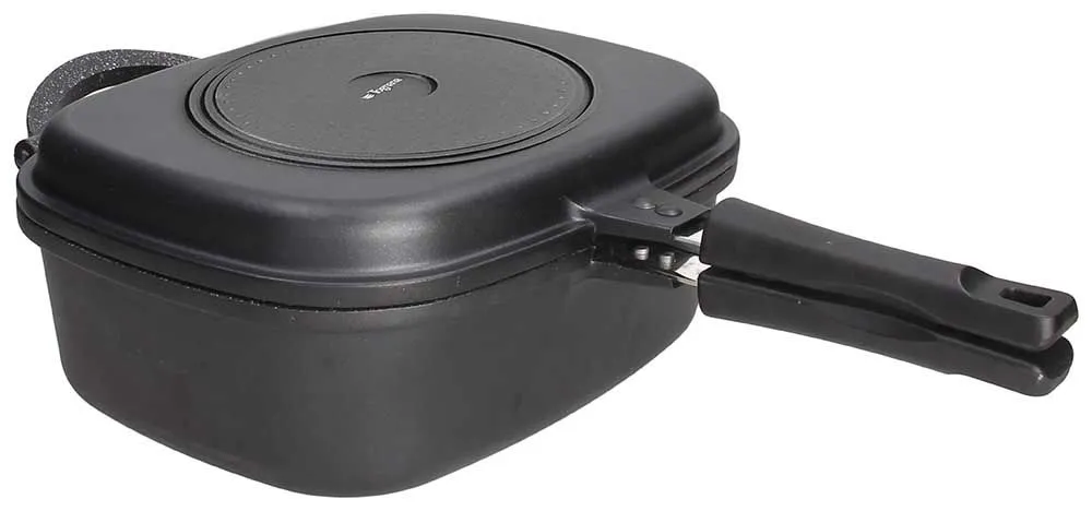 Quantità Limitata Fornetto multifunzione rettangolare XL con 3 accessori Alluminio Nero