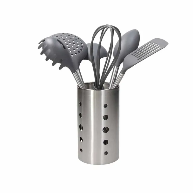 Solo Oggi Set 6 utensili 10 cm x H 34 cm Mythos Acciaio inox Grigio