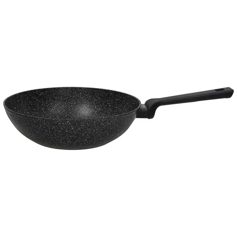 Wok 28 cm Alluminio Nero Prezzo Conveniente