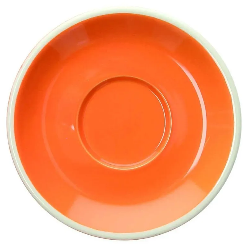 Nuovo Arrivo Piattino thè albergo Arancio Porcellana Arancio