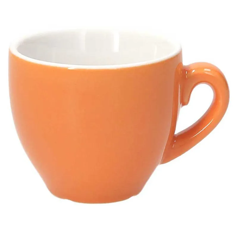 Super Prezzo Tazza caffè senza piatto da 80 cc Arancio Porcellana Arancio