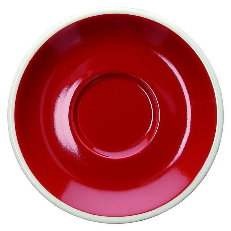 Occasione Piattino caffè albergo Rosso Porcellana Rosso