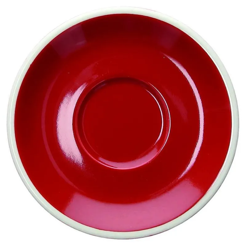 Prezzo Basso Piattino tè albergo Rosso Porcellana Rosso
