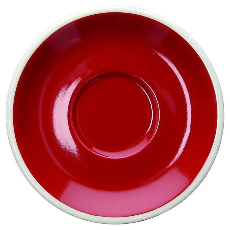 Promozione Esclusiva Piattino colazione da 16 cm H 2 cm Rosso Porcellana Rosso